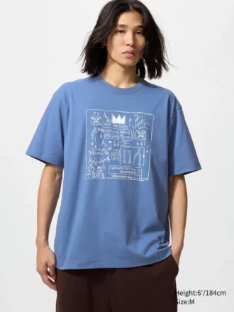 Unisex Ny Pop Art UT Grafik Tişört | Jean-Michel Basquiat