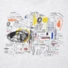 Unisex Ny Pop Art UT Grafik Tişört | Jean-Michel Basquiat