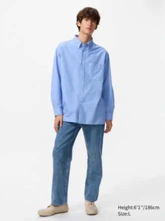 Unisex Oxford Oversized Gömlek