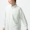 Unisex Oxford Oversized Gömlek | Çizgili