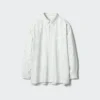 Unisex Oxford Oversized Gömlek | Çizgili