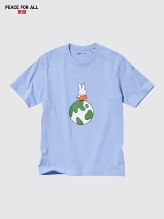 Unisex Peace for All Grafik Tişört | Dick Bruna