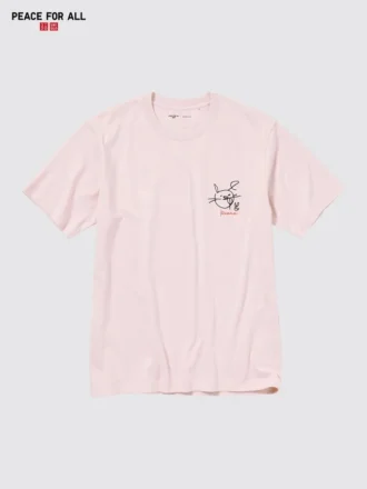 Unisex Peace for All Grafik Tişört | Haruka Ayase