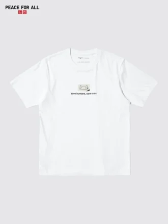 Unisex Peace for All Grafik Tişört | Haruki Murakami