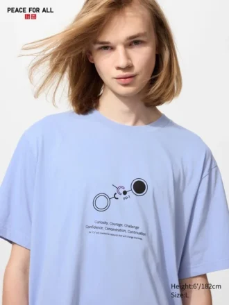 Unisex Peace for All Grafik Tişört | Honjo