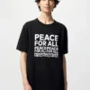 Unisex Peace for All Grafik Tişört | Kashiwa Sato Unisex Peace for All Grafik Tişört | Kashiwa Sato