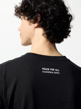 Unisex Peace for All Grafik Tişört | Kashiwa Sato