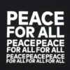 Unisex Peace for All Grafik Tişört | Kashiwa Sato Unisex Peace for All Grafik Tişört | Kashiwa Sato