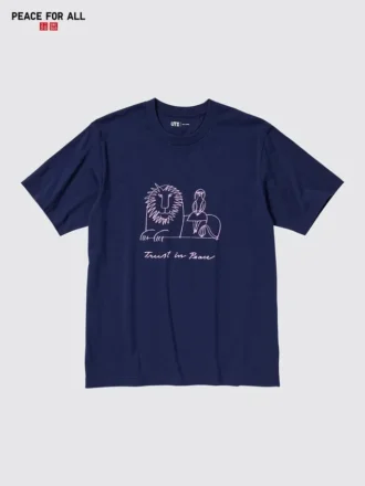 Unisex Peace for All Grafik Tişört | Lisa Larson