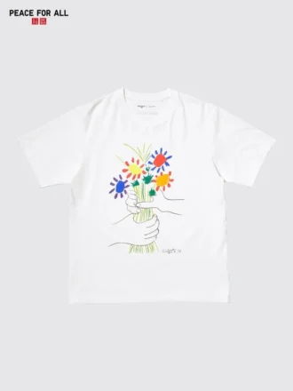 Unisex Peace for All Grafik Tişört | Pablo Picasso