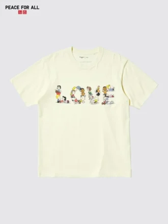 Unisex Peace for All Grafik Tişört | Peanuts