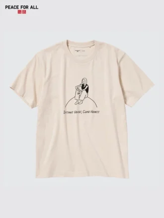 Unisex Peace for All Grafik Tişört | Yu Nagaba