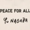 Unisex Peace for All Grafik Tişört | Yu Nagaba