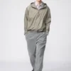 Unisex Pileli Geniş Konik Pantolonlar