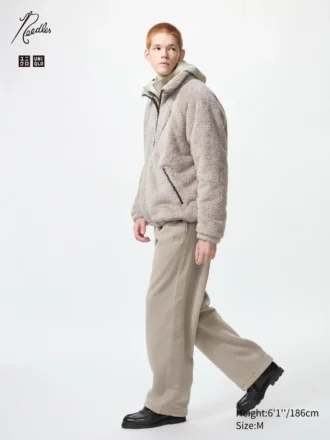 Unisex Polar Geniş Paça Pantolon