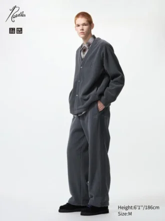 Unisex Polar Geniş Paça Pantolon