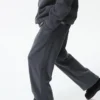 Unisex Polar Geniş Paça Pantolon