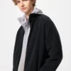 Unisex Polar Tam Fermuarlı Ceket