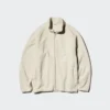 Unisex Polar Tam Fermuarlı Ceket