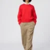 Unisex Pürüzsüz Pamuklu Kazak