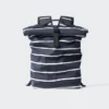 Unisex Roll Top Sırt Çantası | Çizgili