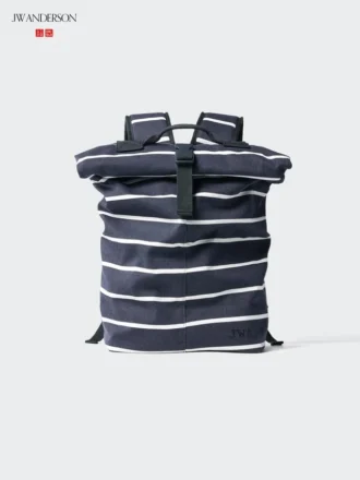 Unisex Roll Top Sırt Çantası | Çizgili