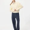 Unisex Streç Kolay Ayak Bileği Pantolonlar | Seersucker