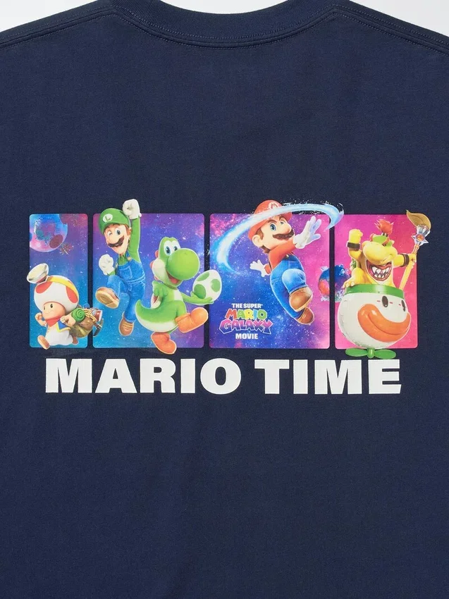 Unisex Super Mario Galaxy Filmi UT Grafik Tişört Unisex Super Mario Galaxy Filmi UT Grafik Tişört