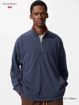 Unisex Sweat Half-Zip Kazaklar