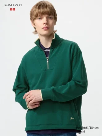 Unisex Sweat Half-Zip Kazaklar