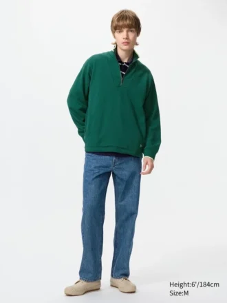 Unisex Sweat Half-Zip Kazaklar
