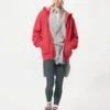 Unisex Tam Fermuarlı Kapüşonlu Sweatshirt