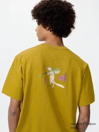 Unisex Ukiyo-E Hayvanlar UT Grafik Tişört