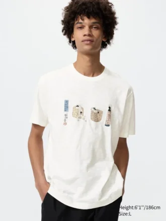 Unisex Ukiyo-E Hayvanlar UT Grafik Tişört