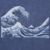 Unisex Ukiyo-E Mavi UT Grafik Tişört Unisex Ukiyo-E Mavi UT Grafik Tişört
