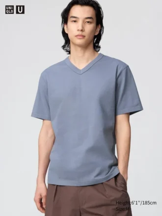 Unisex V Yaka Tişört