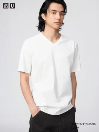 Unisex V Yaka Tişört