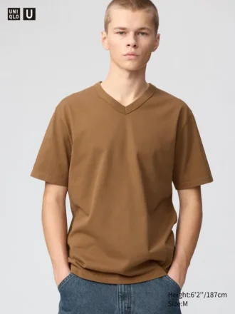 Unisex V Yaka Tişört