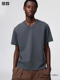 Unisex V Yaka Tişört