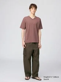 Unisex V Yaka Tişört