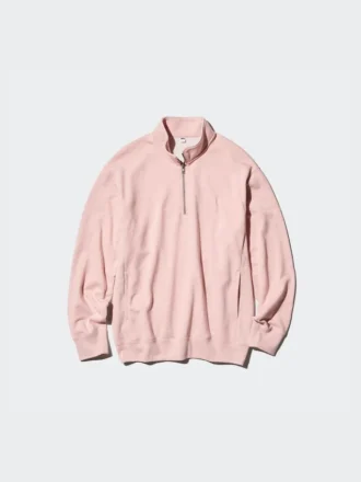 Unisex Yarım Fermuarlı Sweatshirt
