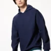 Unisex Yıkanabilir 3D Knit Kapüşonlu Sweatshirt