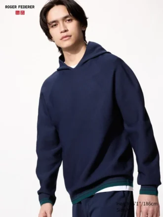 Unisex Yıkanabilir 3D Knit Kapüşonlu Sweatshirt