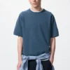 Unisex Yıkanabilir Milano Nervürlü Örme Tişört