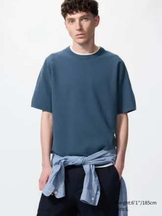 Unisex Yıkanabilir Milano Nervürlü Örme Tişört