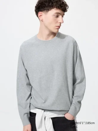 Unisex Yıkanabilir Pamuk Karışımlı Kazak