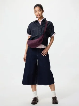 Unisex Yuvarlak Mini Omuz Çantası